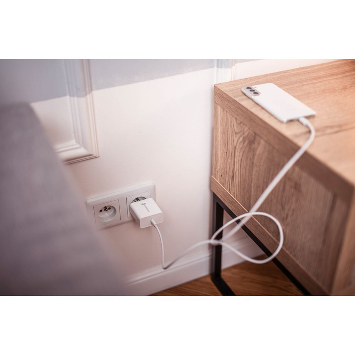 FORCELL F-ENERGY TFK-TC-45WPD ładowarka sieciowa Typ C PD QC4.0 3A 45W biała