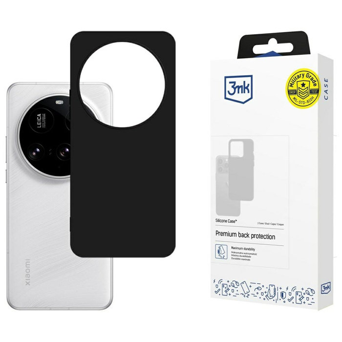 Etui 3MK Silicone Case do Xiaomi 15      Ultra czarny