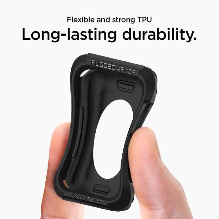 Etui SPIGEN Rugged Armor Apple Watch 4 5 6 8 SE 2022 40mm Czarne