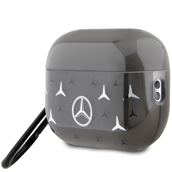 Etui Mercedes MEAP28DPMGS AirPods Pro 2 cover czarny/black Large Star Pattern Case