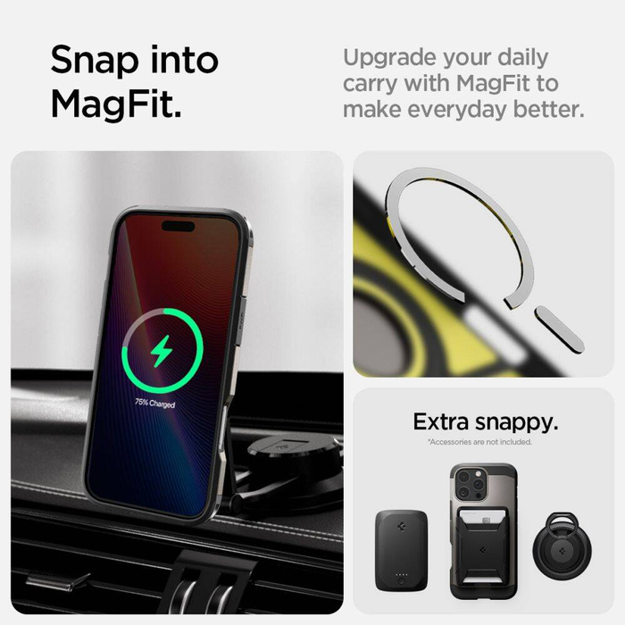 ETUI SPIGEN TOUGH ARMOR MAG MAGSAFE IPHONE 16 PRO MAX GUNMETAL
