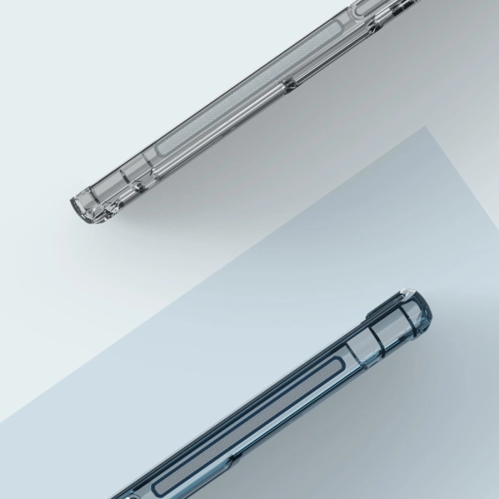 Nillkin Nature Pro etui do Samsung Galaxy S22 Ultra pancerna obudowa pokrowiec niebieski