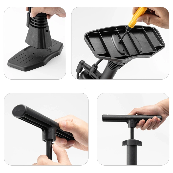 Pompka rowerowa Wozinsky WPR-02 podłogowa - czarna