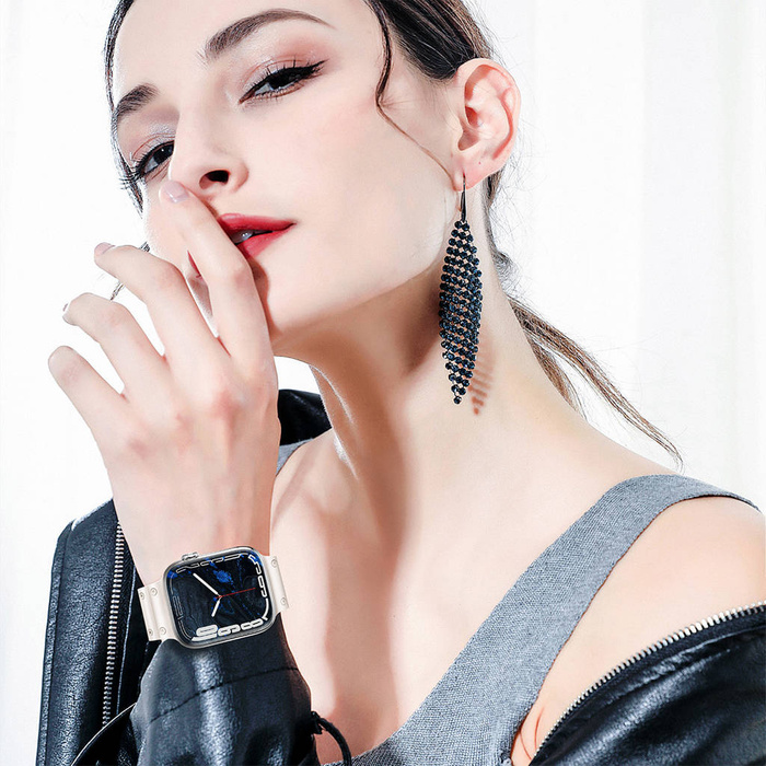 Pasek Strap Triple Protection pasek Apple Watch SE, 8, 7, 6, 5, 4, 3, 2, 1 (41, 40, 38 mm) opaska bransoleta różowy