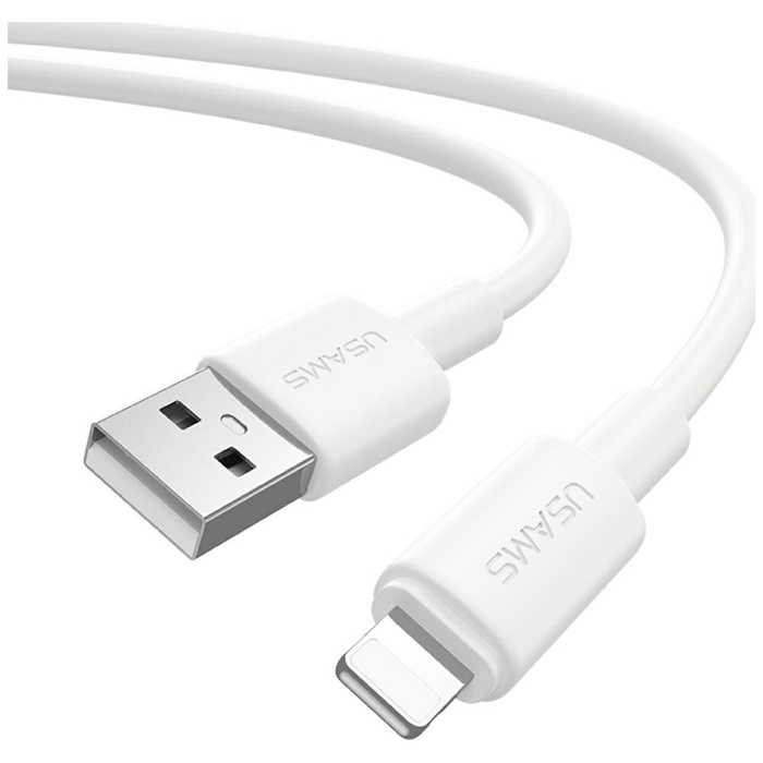 Kabel USAMS U90 2.4A USB-A do Lightning  biały