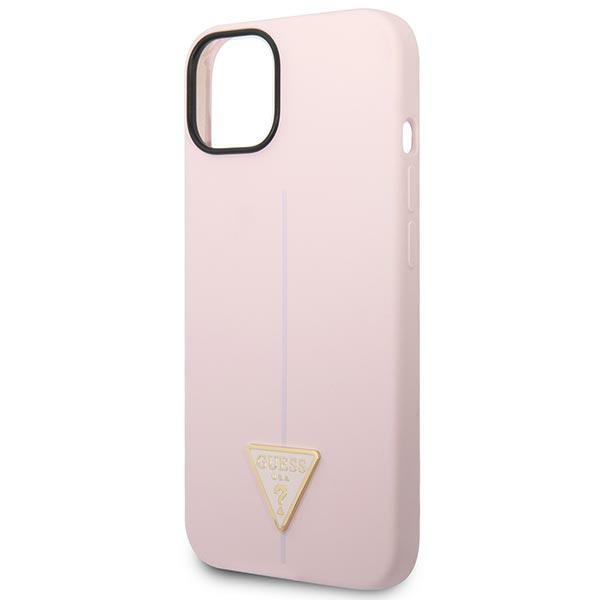 Etui GUESS Apple iPhone 14 Plus Silicone Triangle Fioletowy Hardcase