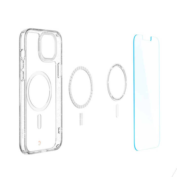 Etui Spigen iPhone 14 Plus Cyrill Shine Mag Magsafe Glitter Clear