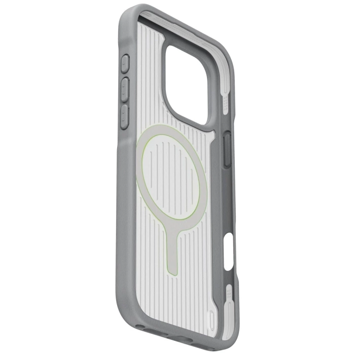 Etui UNIQ Combat Active do iPhone 16 Pro Magclick Charging szary