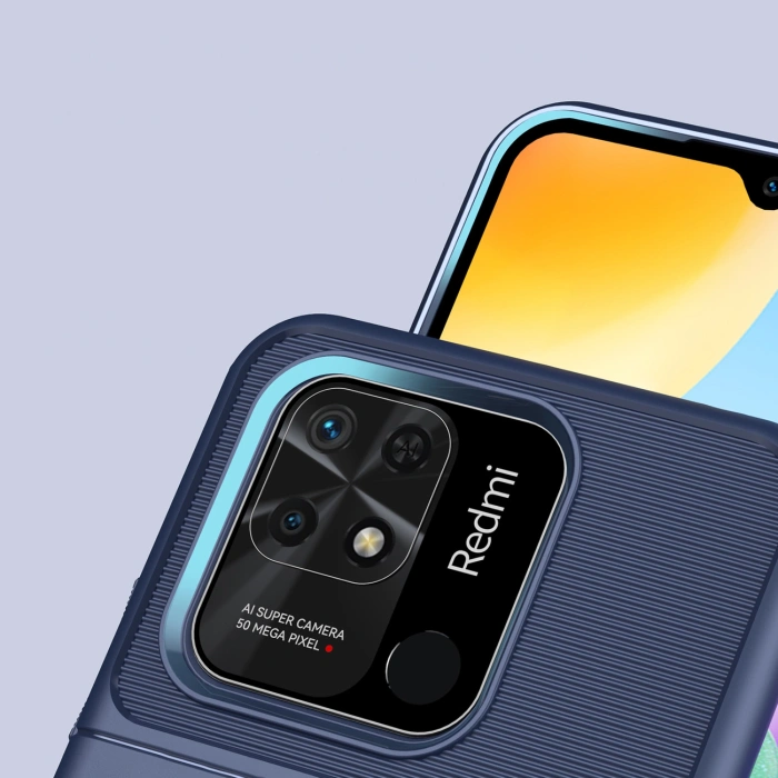 Thunder Case elastyczne pancerne etui pokrowiec Xiaomi Redmi 10C niebieski