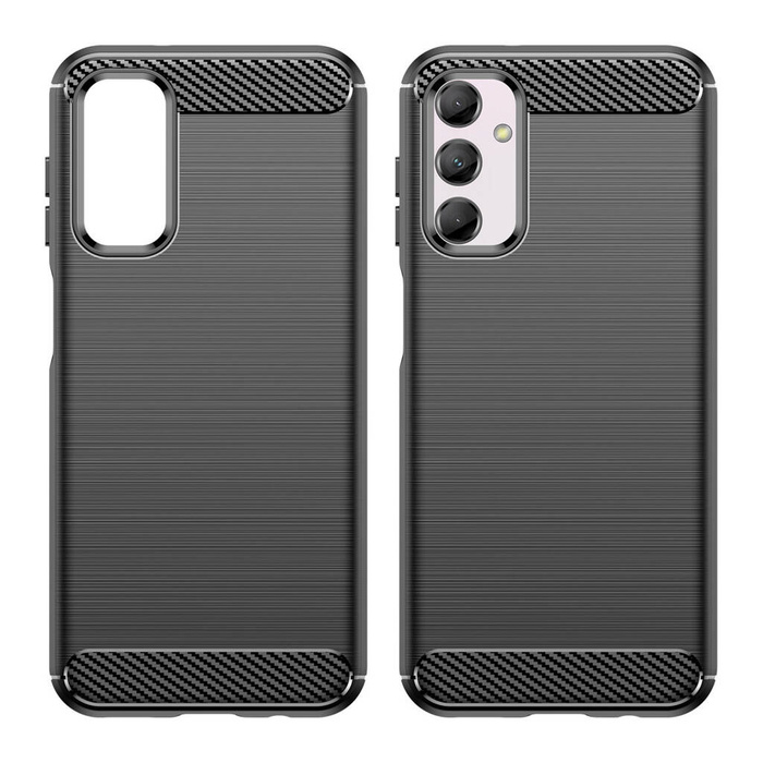 Etui Elastyczne etui wzór karbon do Samsung Galaxy M14 Carbon Case - czarne Case