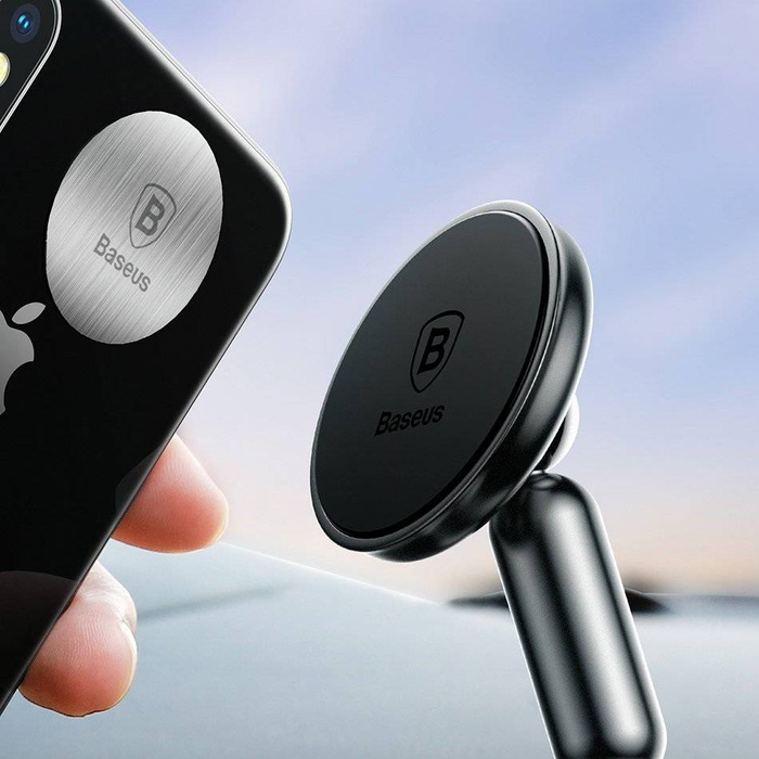 [PO ZWROCIE] Baseus Bullet An On-board magnetyczny uchwyt samochodowy na deskę rozdzielczą czarny (SUYZD-01)
