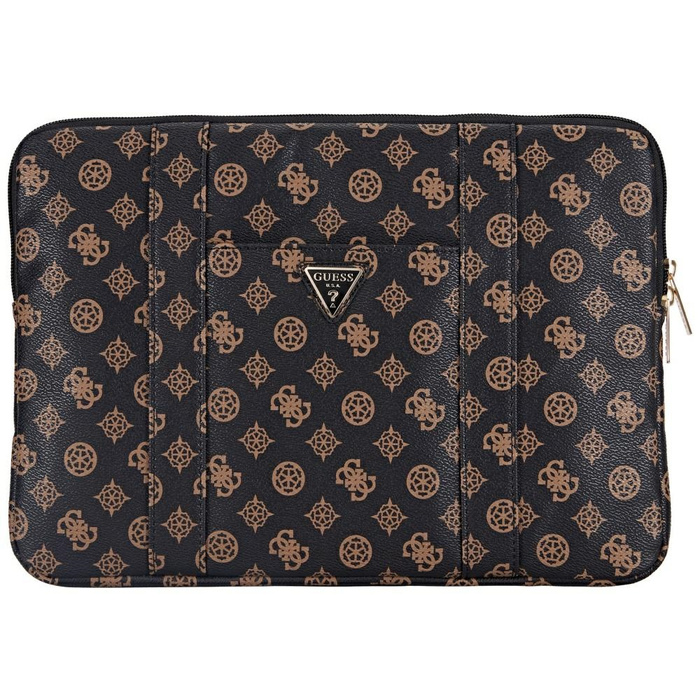 Torba Guess Sleeve 14" Peony Pocket      Triangle czarny