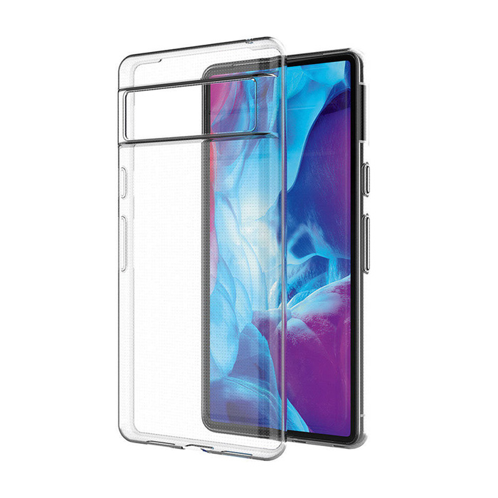 Etui Ultra Clear 0.5mm etui do Google Pixel 7a cienki pokrowiec przezroczyste Case