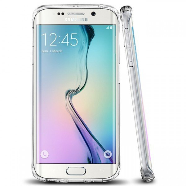 Etui SPIGEN Ultra Hybrid Samsung Galaxy S6 Edge Przezroczyste Clear Przezroczysty Case
