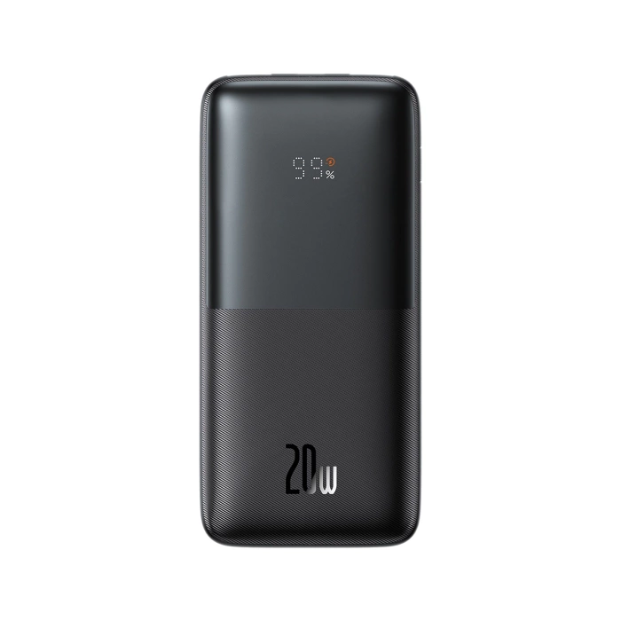 Powerbank Baseus Bipow Pro 10000mAh 20W czarny z kablem USB-A - USB-C 0.3m