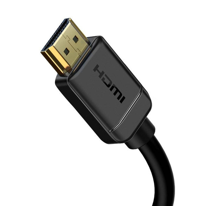 Baseus kabel przewód HDMI 2.0 4K 60 Hz 3D HDR 18 Gbps 2m czarny (CAKGQ-B01)