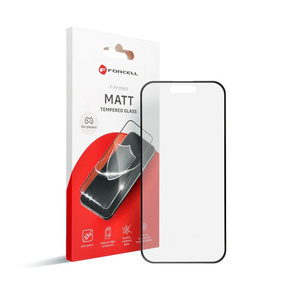 Szkło hartowane do iPhone X / XS / 11 PRO Forcell Matt Glass czarne