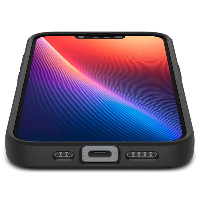 ETUI SPIGEN IPHONE 16E LIQUID AIR MATOWE CZARNE