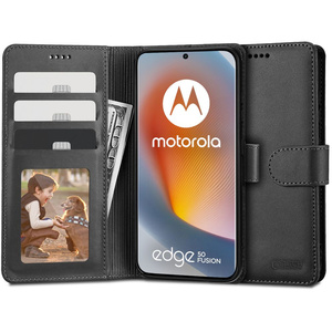 Etui Tech-protect Wallet Motorola Edge 50 Fusion 5g Black