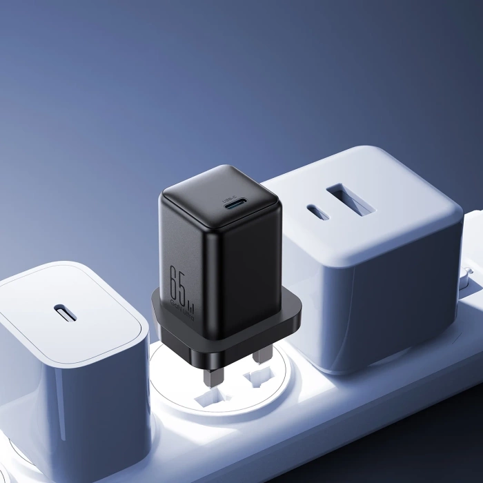 Ładowarka sieciowa Joyroom JR-TCG18 65W 1 x USB-C (wtyczka UK) - czarna