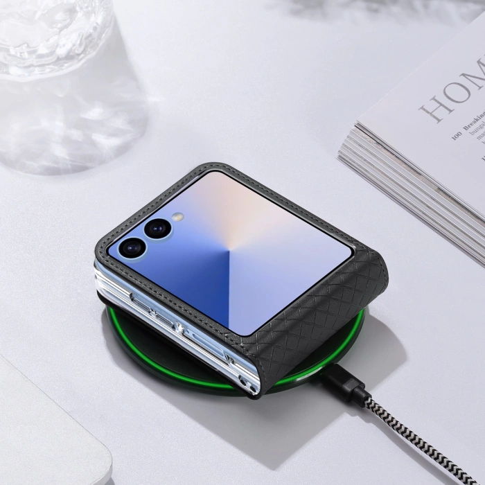 Etui Dux Ducis Bril na Samsung Galaxy Z Flip 7 - czarne