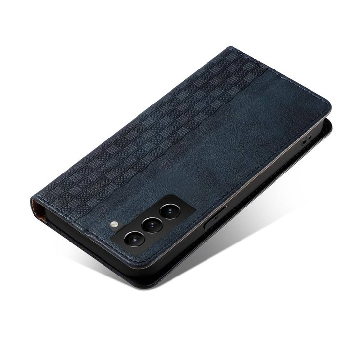 Magnet Strap Case etui Samsung Galaxy A23 5G pokrowiec z klapką portfel mini smycz podstawka niebieskie