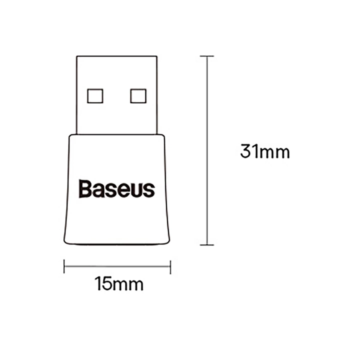 [PO ZWROCIE] [PO ZWROCIE] Adapter Bluetooth USB Baseus BA07 - czarny
