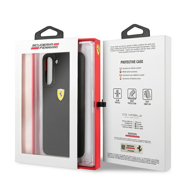 Etui FERRARI Samsung Galaxy S21 FE Silicone Czarny Hardcase