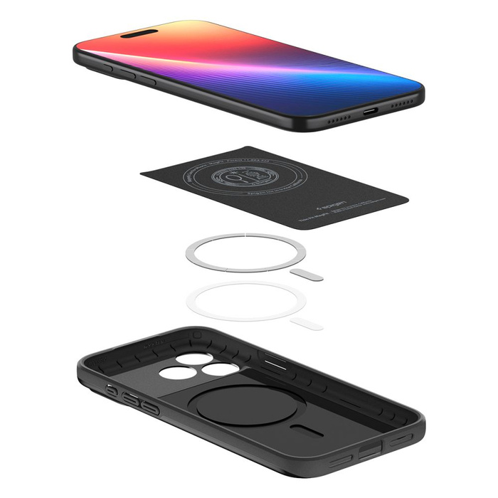 ETUI SPIGEN IPHONE 17 PRO MAX THIN FIT MAG MAGSAFE BLACK