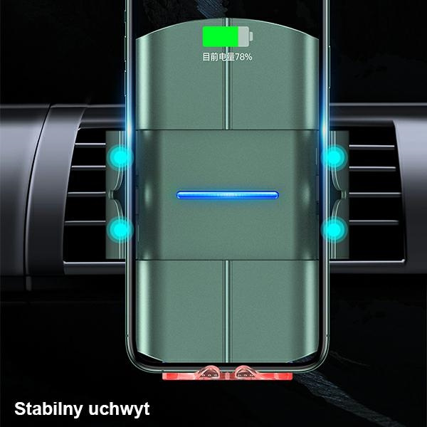 Uchwyt Indukcyjny USAMS Do Kratki Wentylacyjnej 10W Automatic Starod US-CD133 CD133ZJ01 Czarny