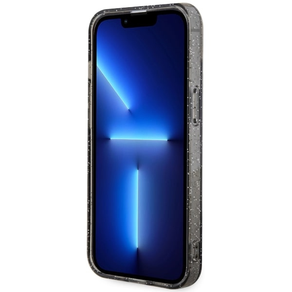 Etui Guess GUHMP14MHCMCGK iPhone 14 Plus 6.7" czarny/black hardcase Glitter Gold MagSafe Case