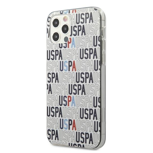 Etui US POLO Apple iPhone 12 Pro Max 6,7 Logo Mania Collection USHCP12LPCUSPA6 Biały Case