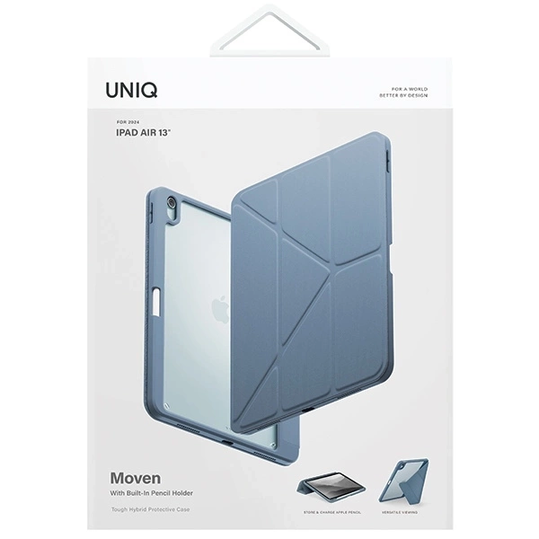 UNIQ etui Moven iPad Air 13" (2024) niebieski/stone blue
