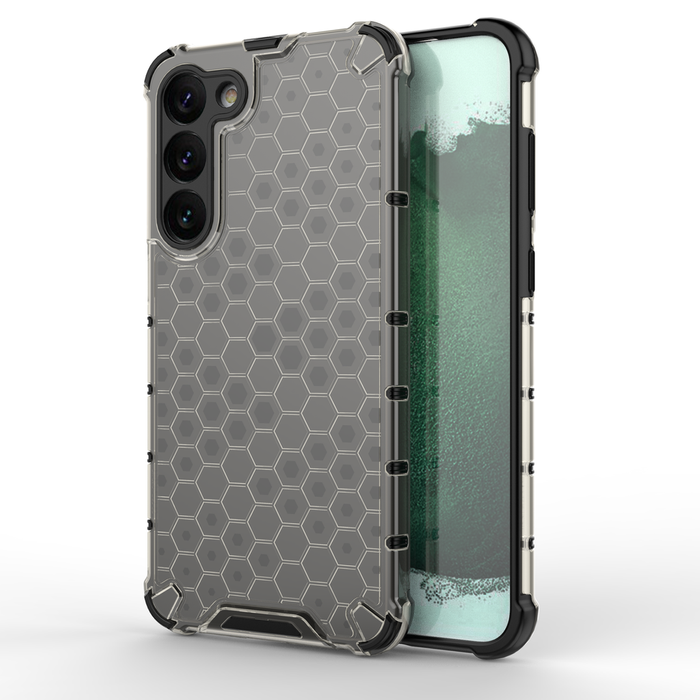 Etui Honeycomb etui do Samsung Galaxy S23+ pancerny hybrydowy pokrowiec czarne Case