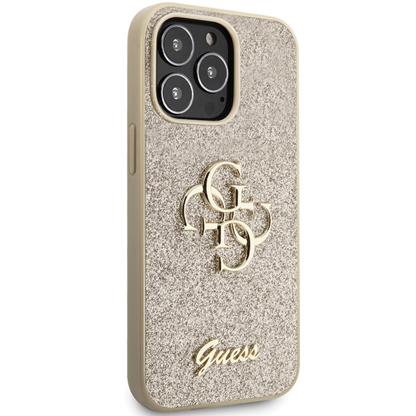 Etui Oryginalne Etui GUESS Hardcase GUHCP13XHG4SGD do iPhone 13 Pro Max (Fixed Glitter Big 4G / złoty) Case