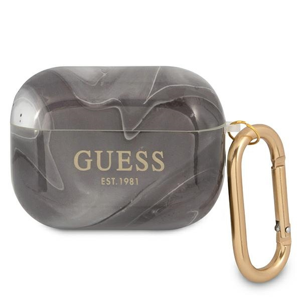 Etui GUESS Apple AirPods Pro Marble Collection Czarny Case