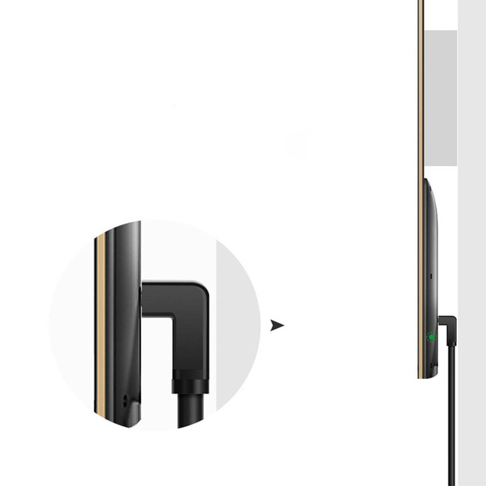 Ugreen kabel kątowy 90° HDMI 4K x 2K 1m czarny (HD103)