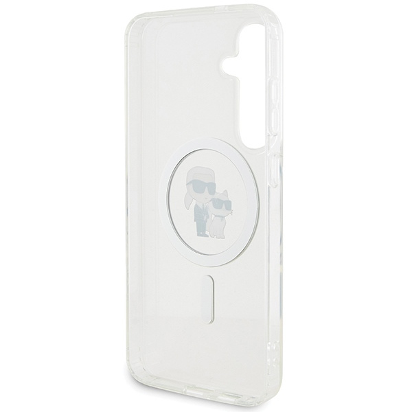 Etui Karl Lagerfeld KLHMS24MHGKCNOT Samsung Galaxy S24 Plus S926 transparent hardcase IML Karl&Choupette MagSafe Case