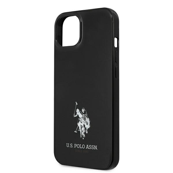 Etui US POLO Apple iPhone 13 Horses Logo Czarny Hardcase
