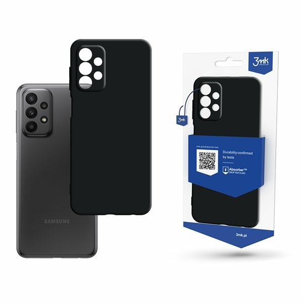 Etui 3MK Samsung Galaxy A23 4G Matt Czarny Case