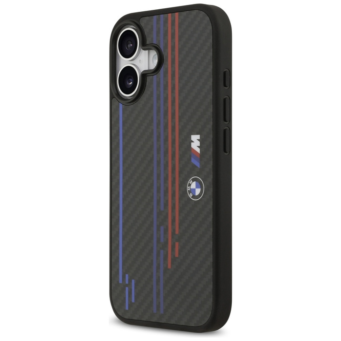 Etui BMW M Kevlar Lines & Logo MagSafe   do iPhone 17 czarny
