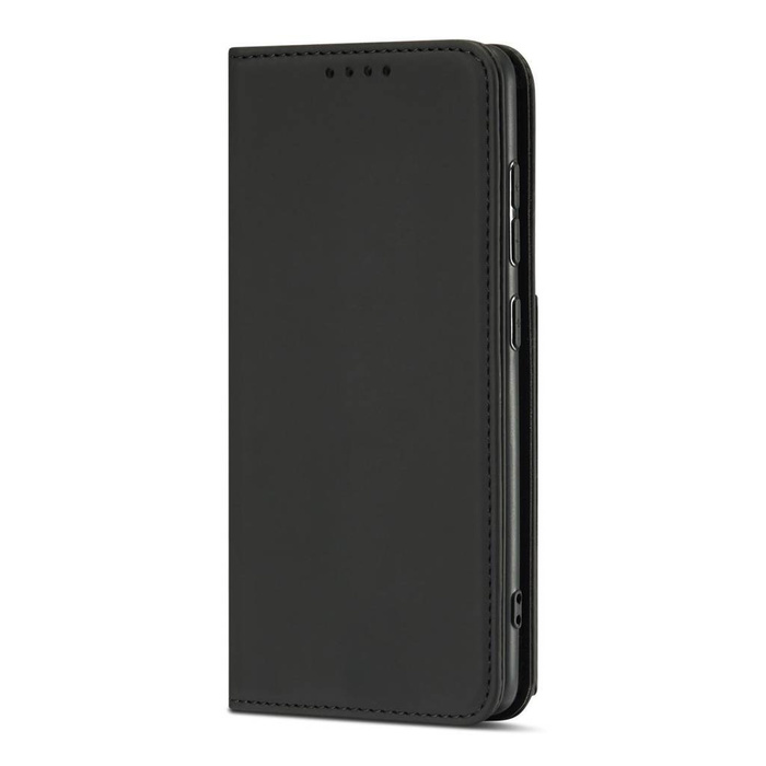 Magnet Card Case etui do Samsung Galaxy A12 5G pokrowiec portfel na karty kartę podstawka czarny