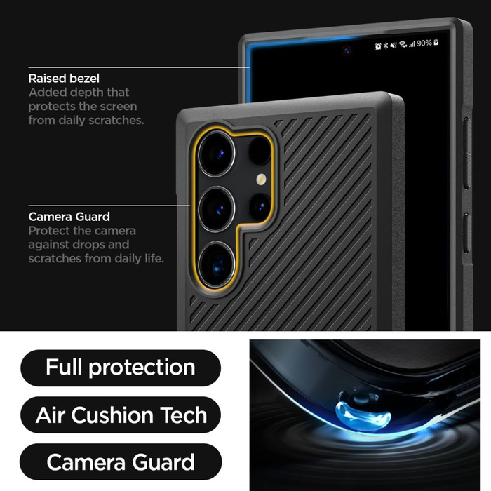 Etui Spigen Core Armor Samsung Galaxy S24 Ultra Matte Black Case