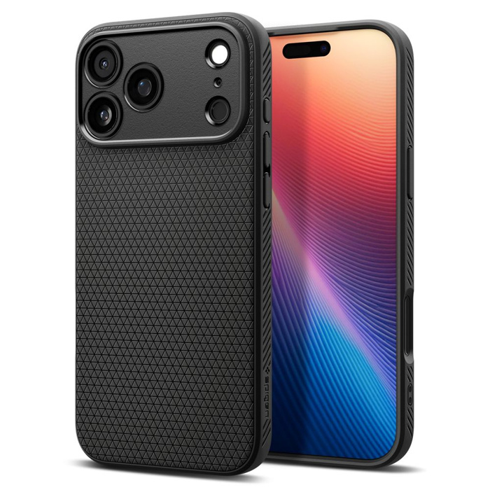 ETUI SPIGEN IPHONE 17 PRO LIQUID AIR MATTE BLACK