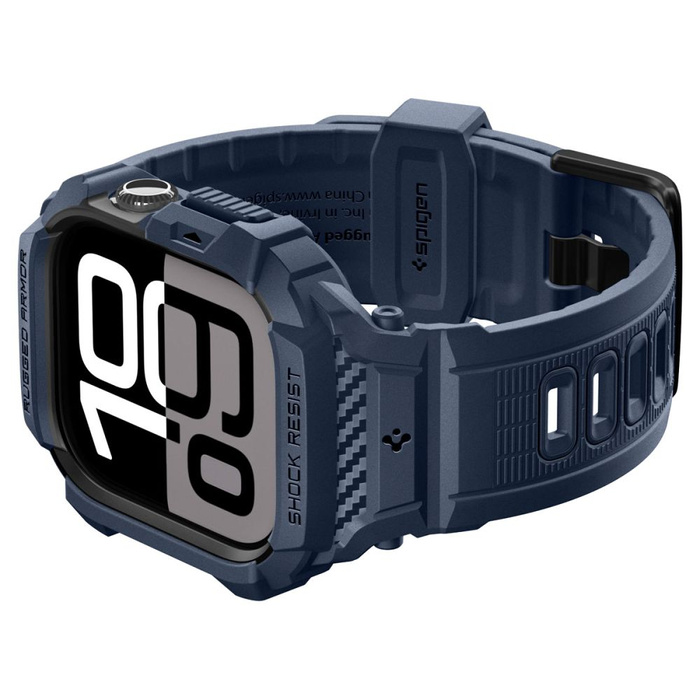 ETUI SPIGEN APPLE WATCH 10 / 11 (42 MM) RUGGED ARMOR ”PRO” V2 NAVY BLUE