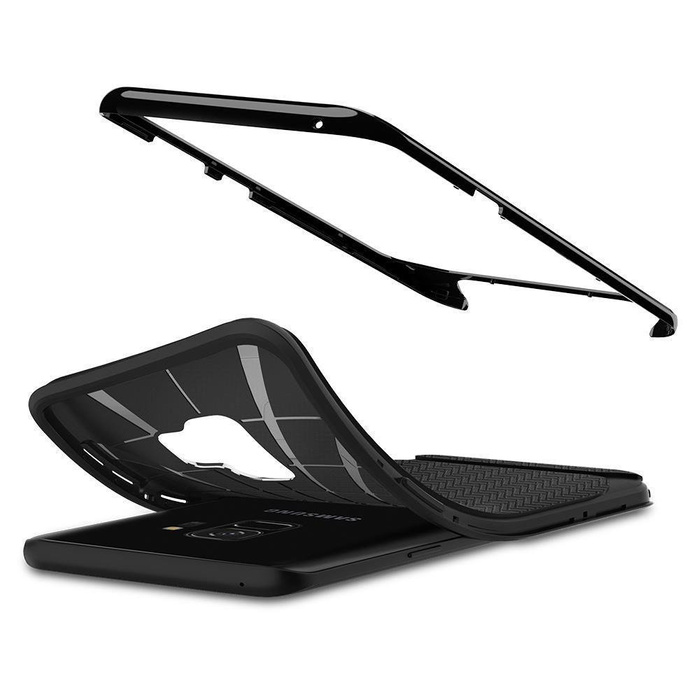 Etui Spigen Galaxy S9 Neo Hybrid Czarne Case Samsung Shiny Black