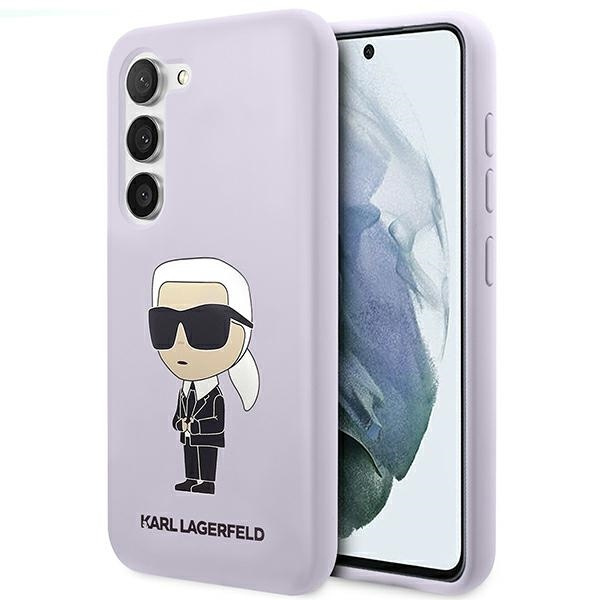 Etui Karl Lagerfeld Silicone Nft Ikonik - Etui Samsung Galaxy S23 (fioletowy) Case