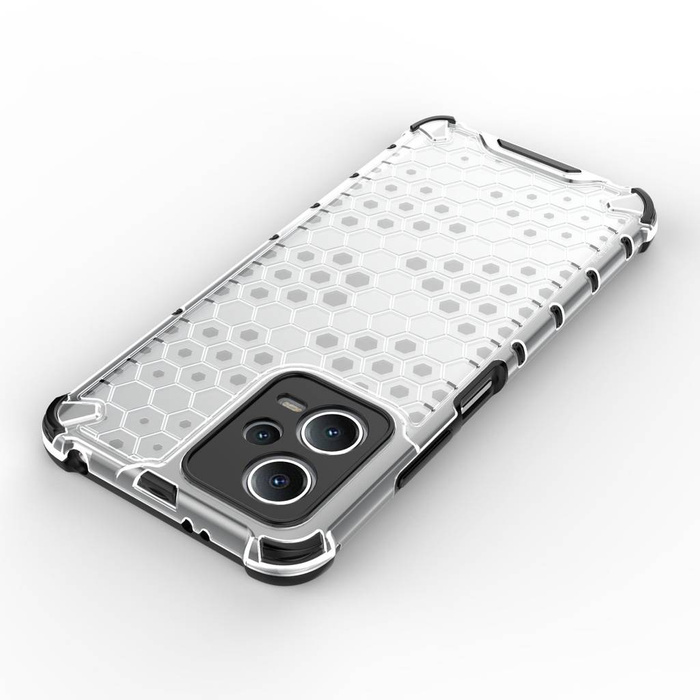 Etui Honeycomb etui do Xiaomi Redmi Note 12 5G / Poco X5 5G pancerny hybrydowy pokrowiec niebieskie Case