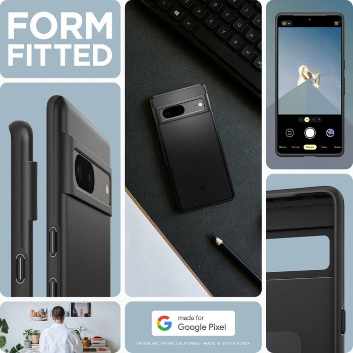 Etui Spigen Thin Fit Google Pixel 7 Etui Black