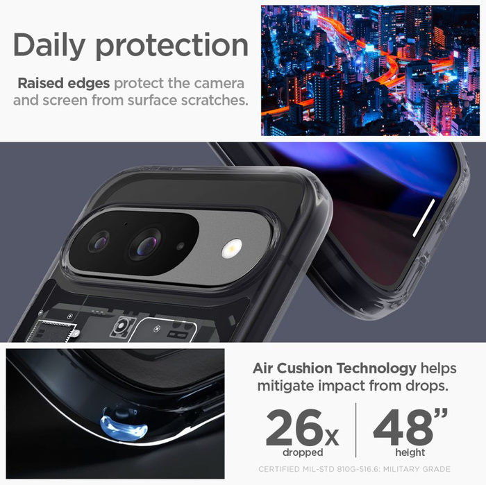 Etui SPIGEN ULTRA HYBRID GOOGLE PIXEL 9 / 9 PRO ZERO ONE